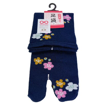 Tabi ponožky – Jemné květy | 23–25 cm | Made in Japan