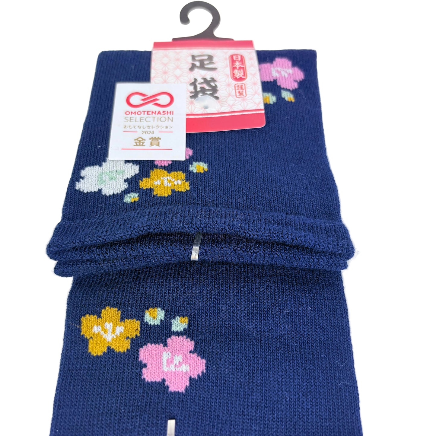 Tabi ponožky – Jemné květy | 23–25 cm | Made in Japan