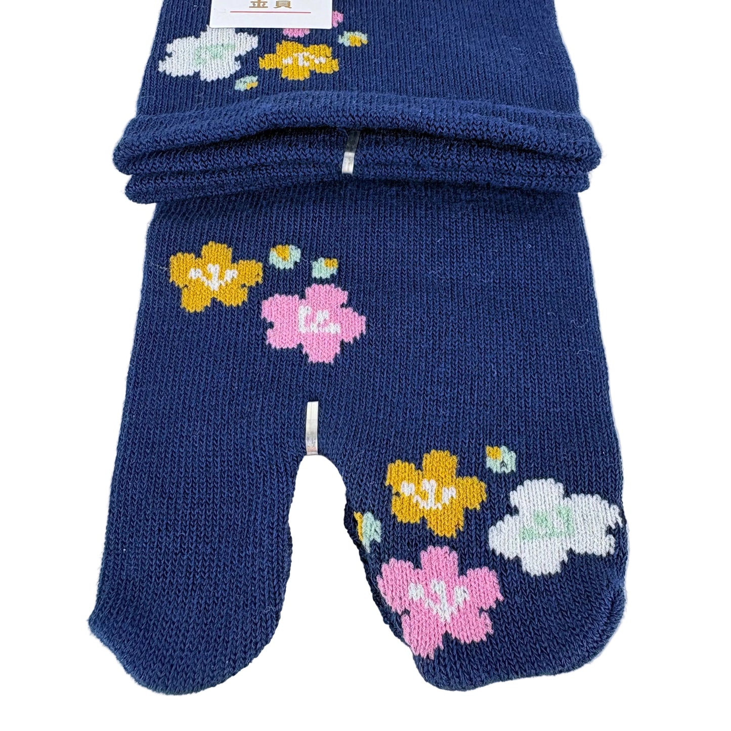 Tabi ponožky – Jemné květy | 23–25 cm | Made in Japan