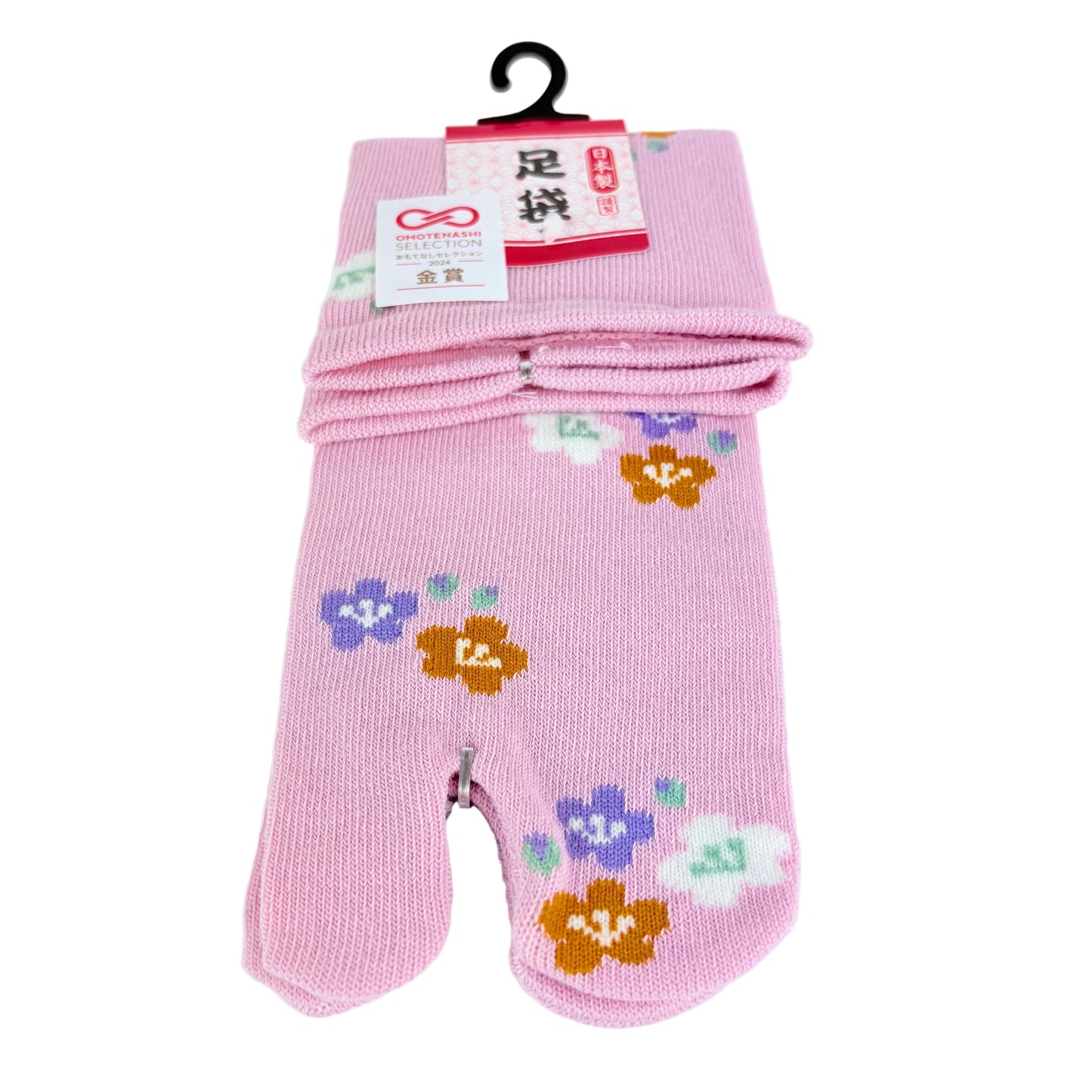 Tabi ponožky – Jemné květy | 23–25 cm | Made in Japan
