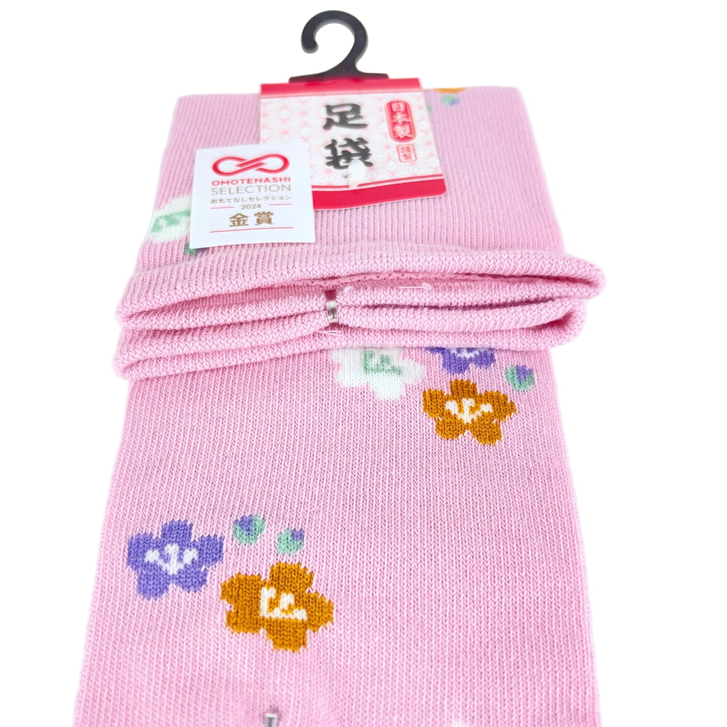Tabi ponožky – Jemné květy | 23–25 cm | Made in Japan