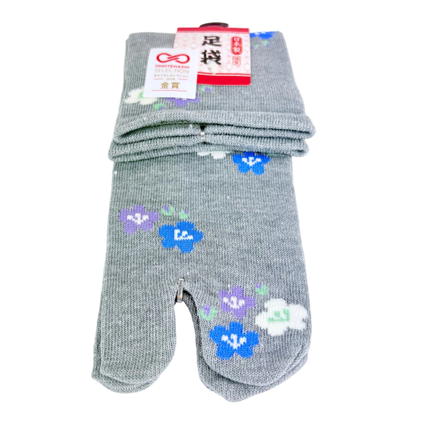 Tabi ponožky – Jemné květy | 23–25 cm | Made in Japan