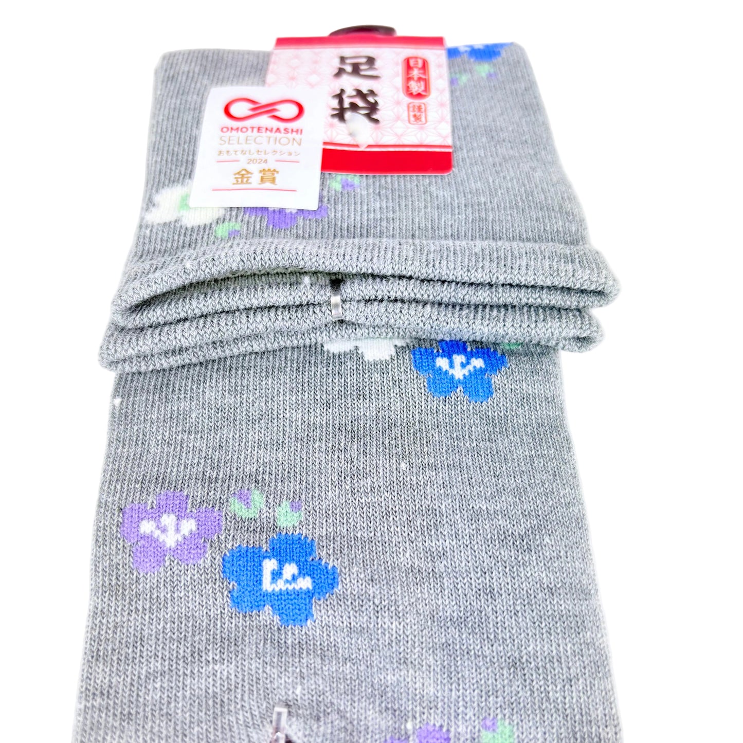 Tabi ponožky – Jemné květy | 23–25 cm | Made in Japan