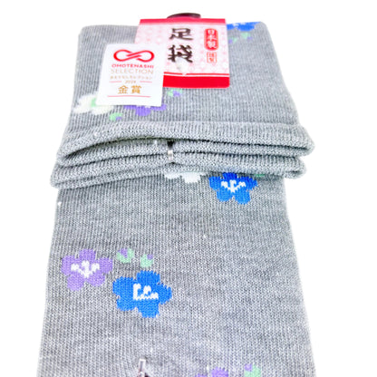 Tabi ponožky – Jemné květy | 23–25 cm | Made in Japan