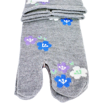 Tabi ponožky – Jemné květy | 23–25 cm | Made in Japan