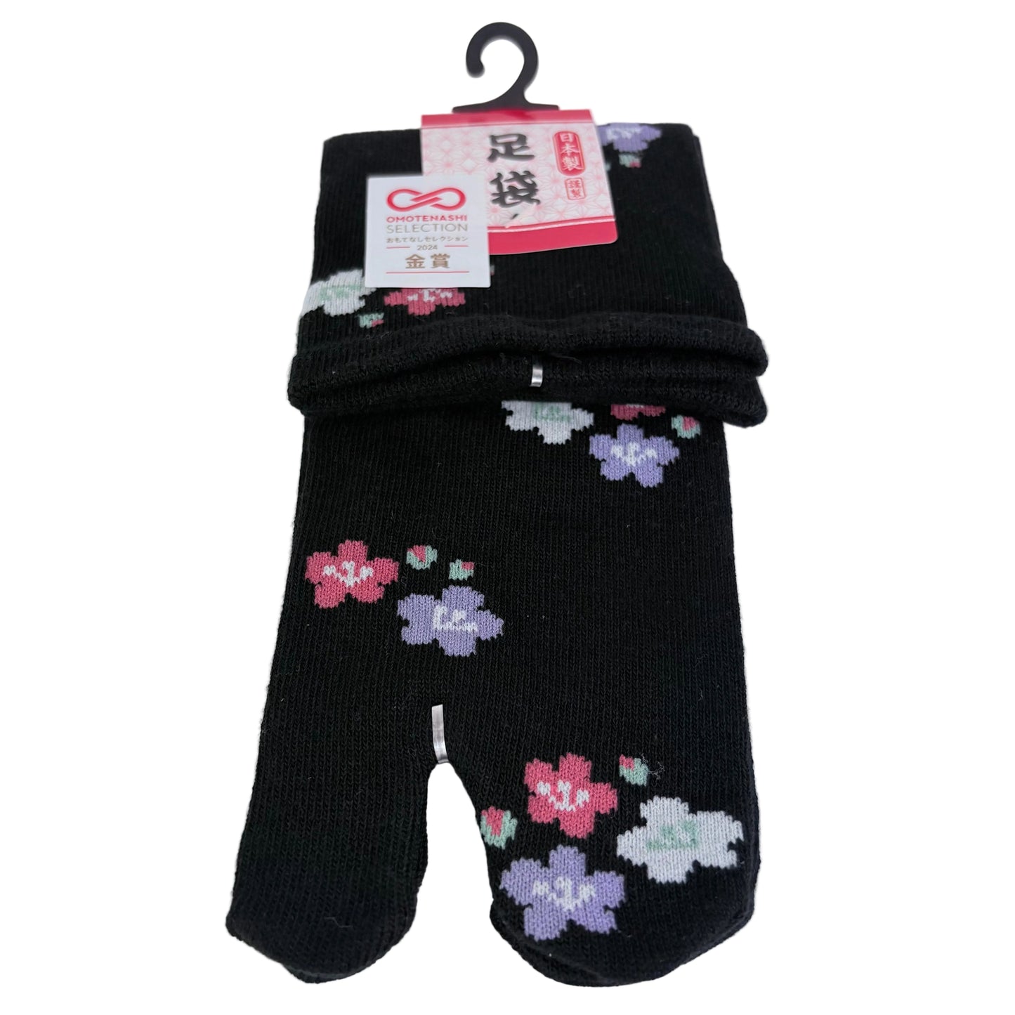 Tabi ponožky – Jemné květy | 23–25 cm | Made in Japan