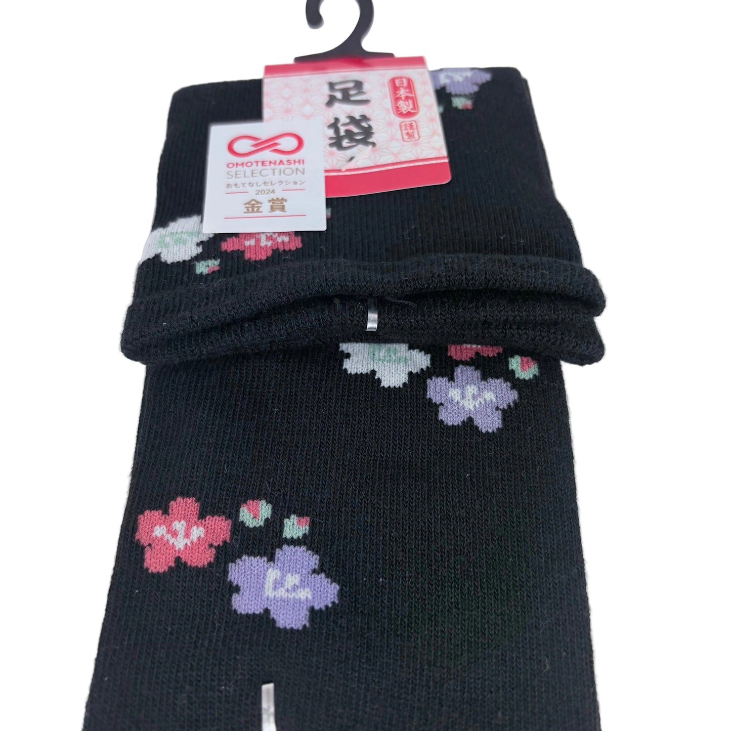 Tabi ponožky – Jemné květy | 23–25 cm | Made in Japan