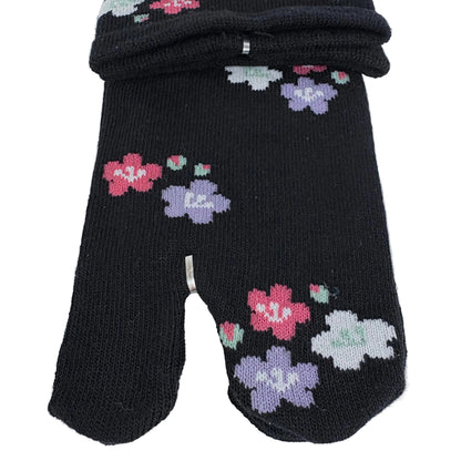 Tabi ponožky – Jemné květy | 23–25 cm | Made in Japan