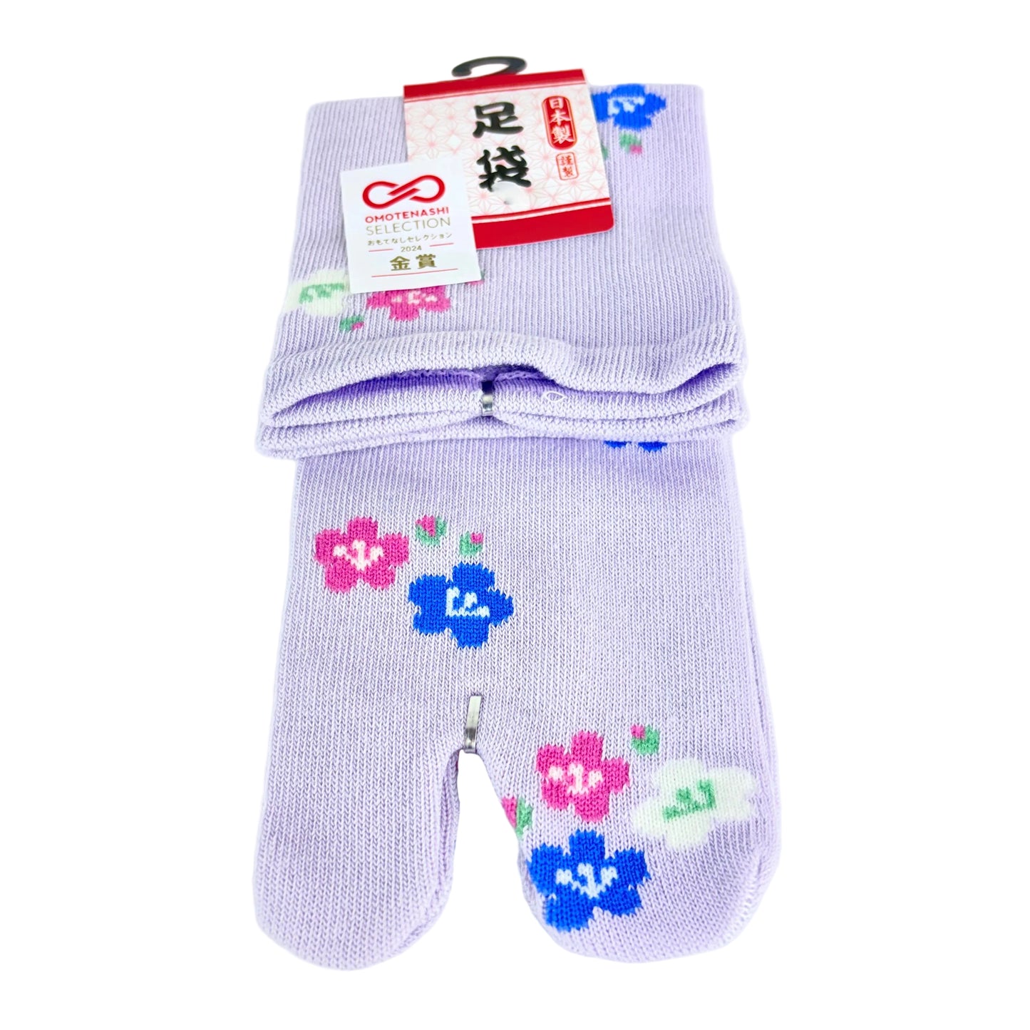 Tabi ponožky – Jemné květy | 23–25 cm | Made in Japan