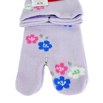 Tabi ponožky – Jemné květy | 23–25 cm | Made in Japan