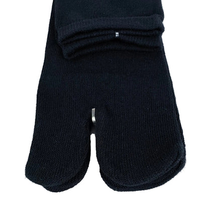 Tabi ponožky – Jednobarevné černé (Large) | 27–29 cm | Made in Japan