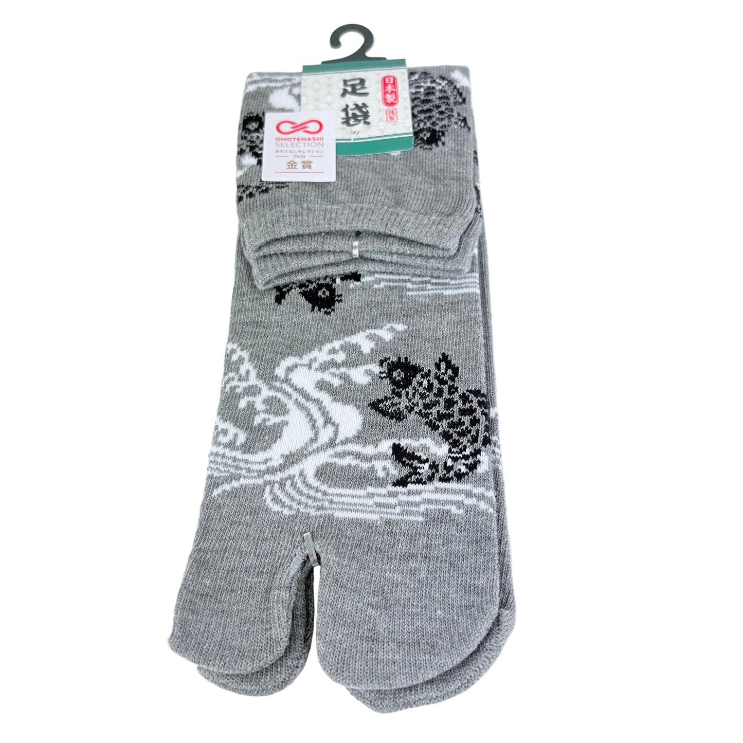 Tabi ponožky – Koi kapr & voda | 4 barvy | Made in Japan