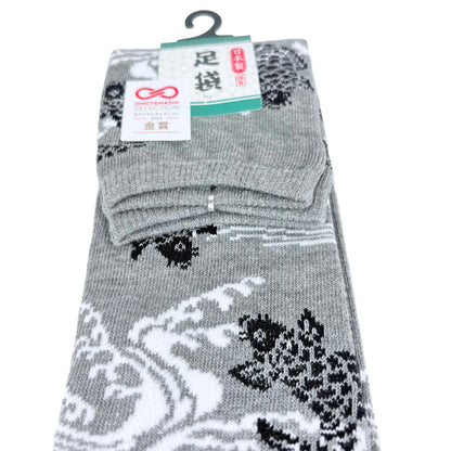 Tabi ponožky – Koi kapr & voda | 4 barvy | Made in Japan