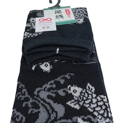 Tabi ponožky – Koi kapr & voda | 4 barvy | Made in Japan