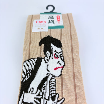 Tabi ponožky – Ukiyo-e postava | 5 barev | Made in Japan