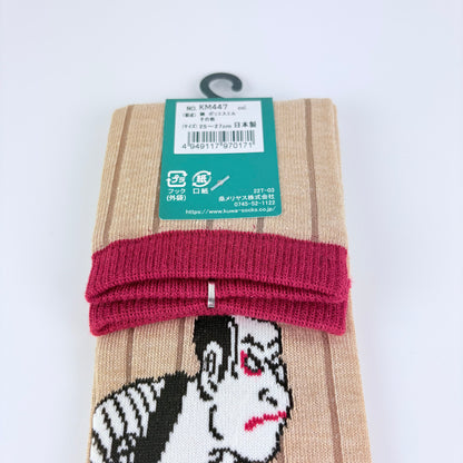 Tabi ponožky – Ukiyo-e postava | 5 barev | Made in Japan