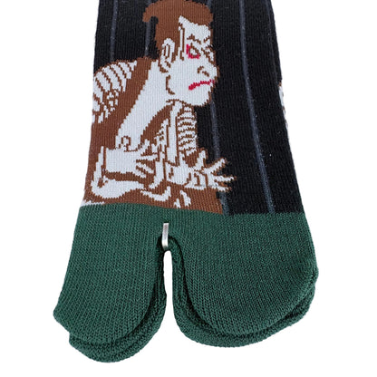 Tabi ponožky – Ukiyo-e postava | 5 barev | Made in Japan