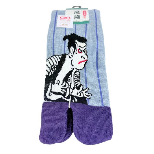 Tabi ponožky – Ukiyo-e postava | 5 barev | Made in Japan