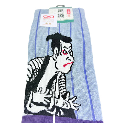 Tabi ponožky – Ukiyo-e postava | 5 barev | Made in Japan