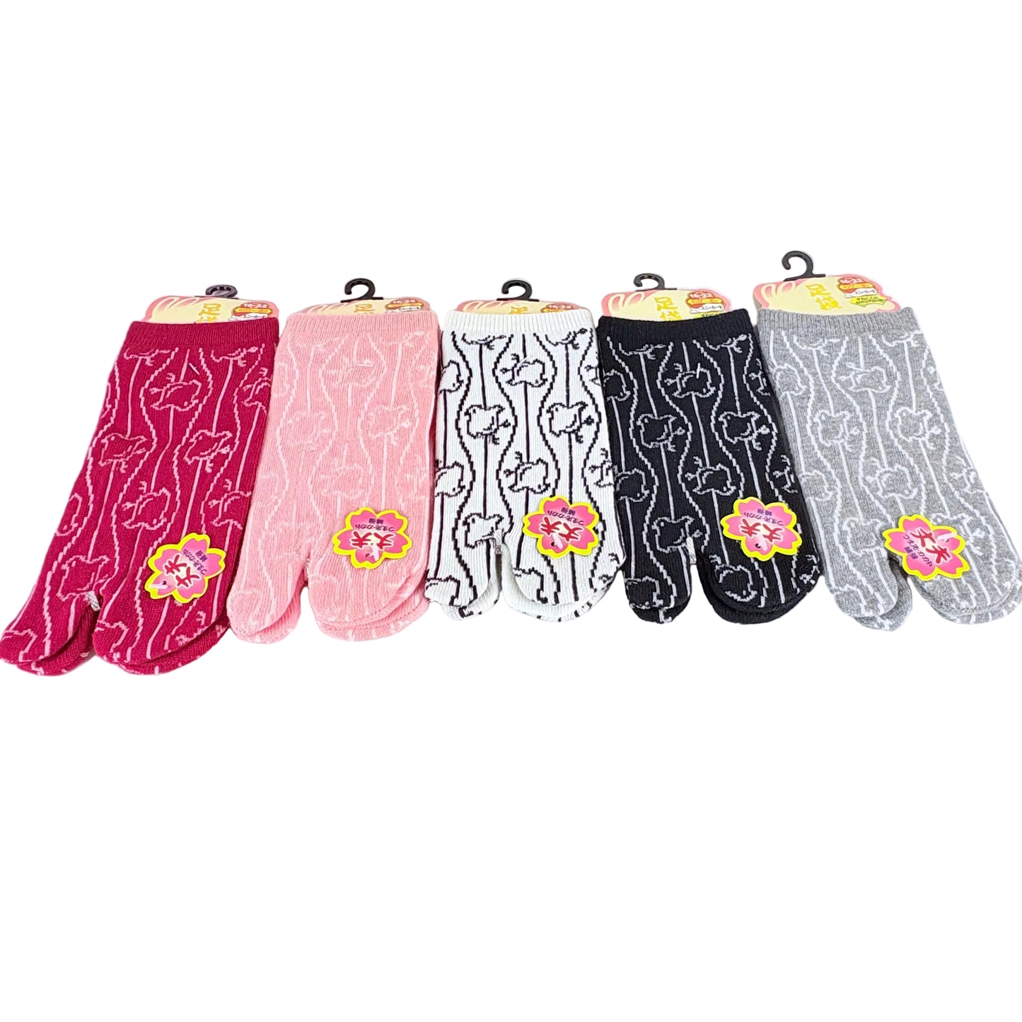 Dětské Tabi ponožky – Chick Pattern | nízký střih | 5 barev | Japonský design