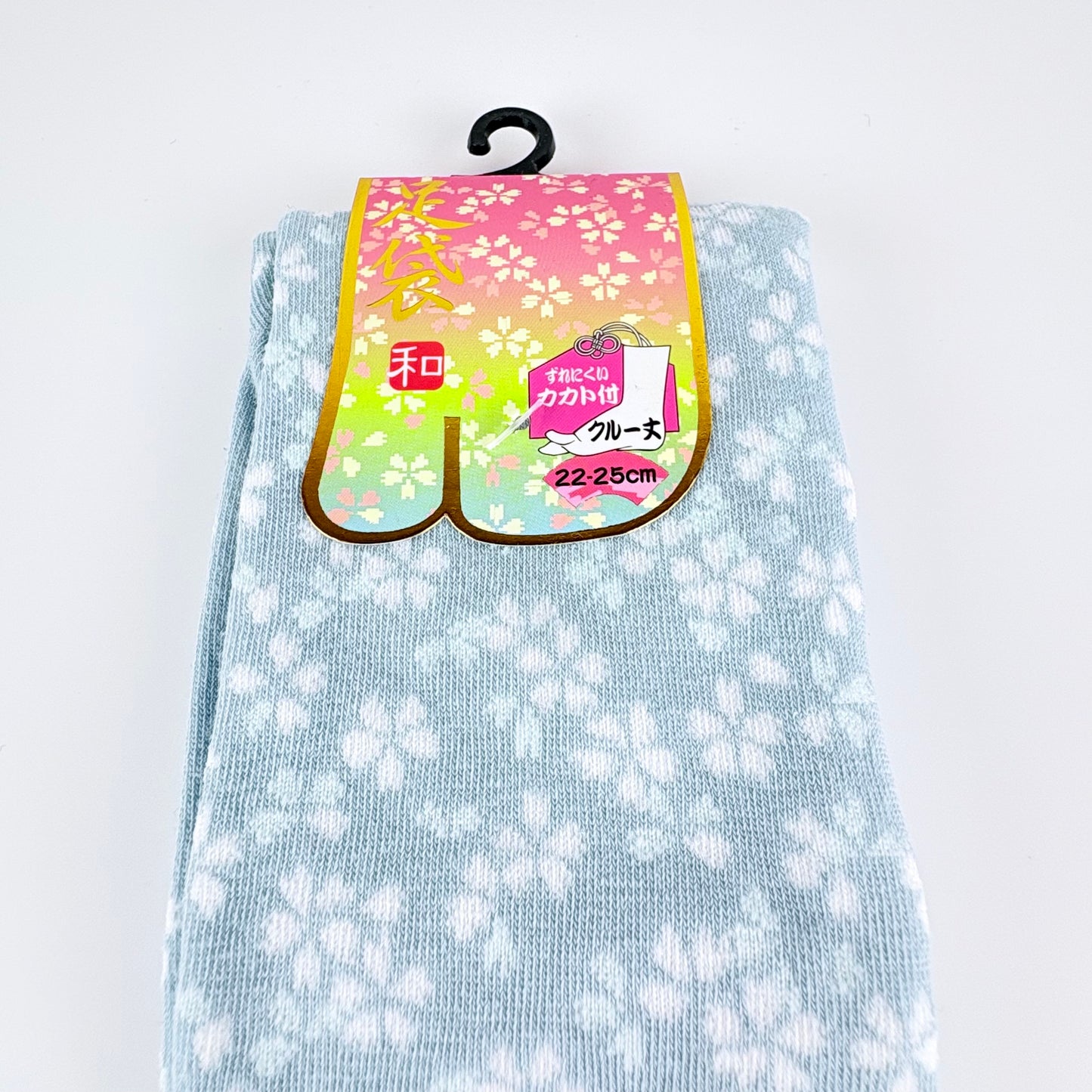 Tabi ponožky – Sakura Pattern (桜柄) | vyšší střih | 4 barvy | Japonský design