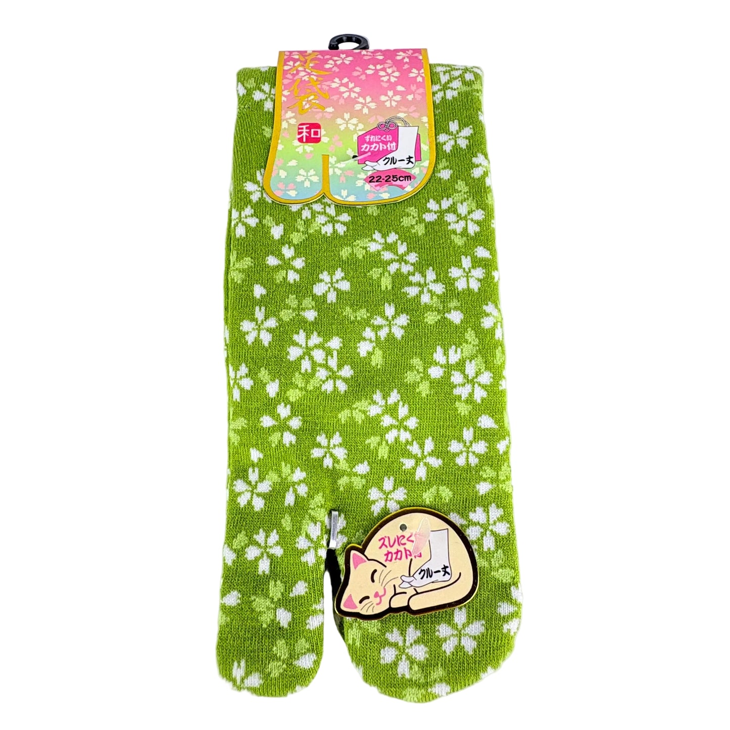 Tabi ponožky – Sakura Pattern (桜柄) | vyšší střih | 4 barvy | Japonský design
