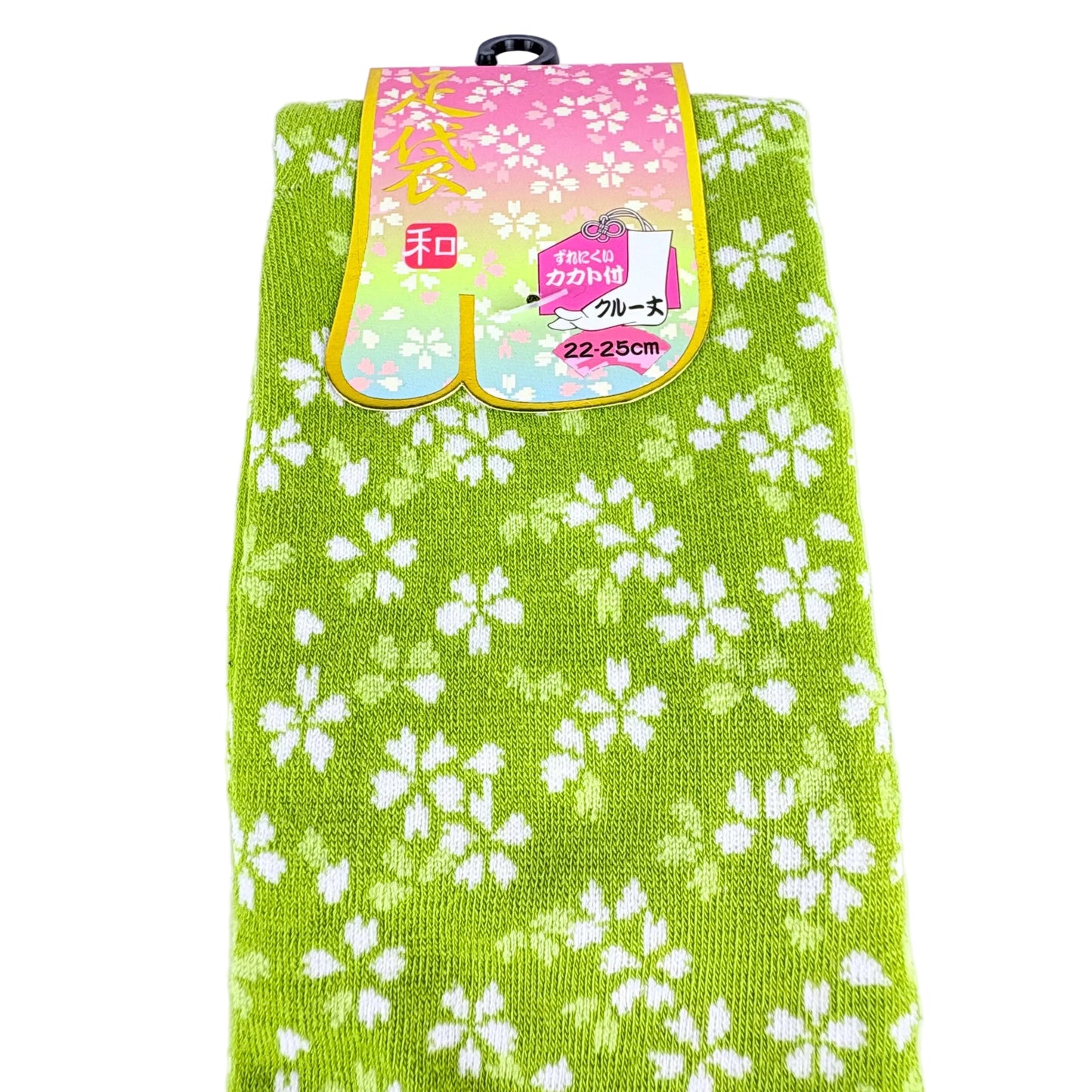 Tabi ponožky – Sakura Pattern (桜柄) | vyšší střih | 4 barvy | Japonský design