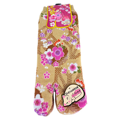 Tabi ponožky – Květy sakury | 4 barvy | Japonský design