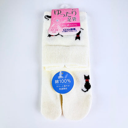 Tabi ponožky – Kočka minimalistická | 3 barvy | Japonský design