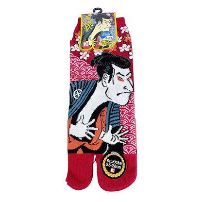 Tabi ponožky – Kabuki herec | 4 barvy | Japonský design