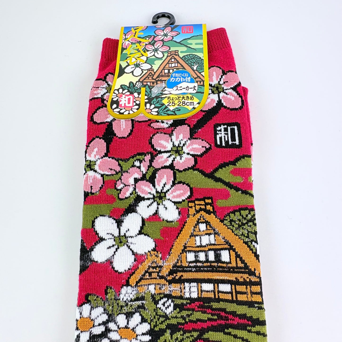 Tabi ponožky – Shirakawa-go & Sakura | 5 barev | Japonský design