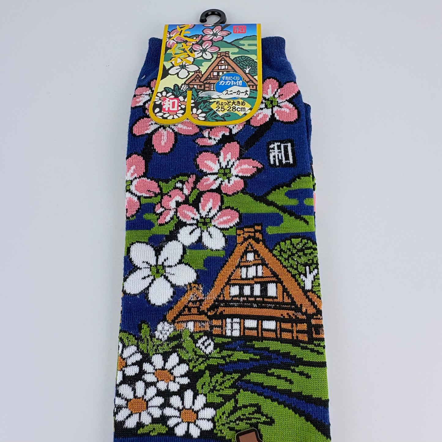 Tabi ponožky – Shirakawa-go & Sakura | 5 barev | Japonský design