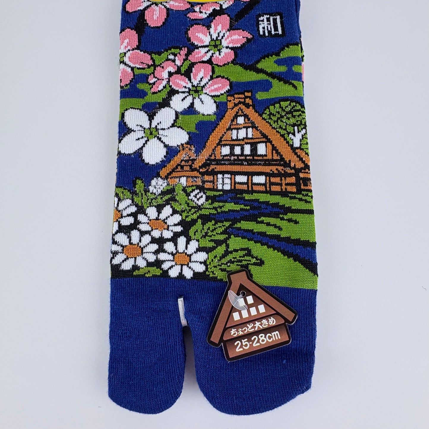Tabi ponožky – Shirakawa-go & Sakura | 5 barev | Japonský design