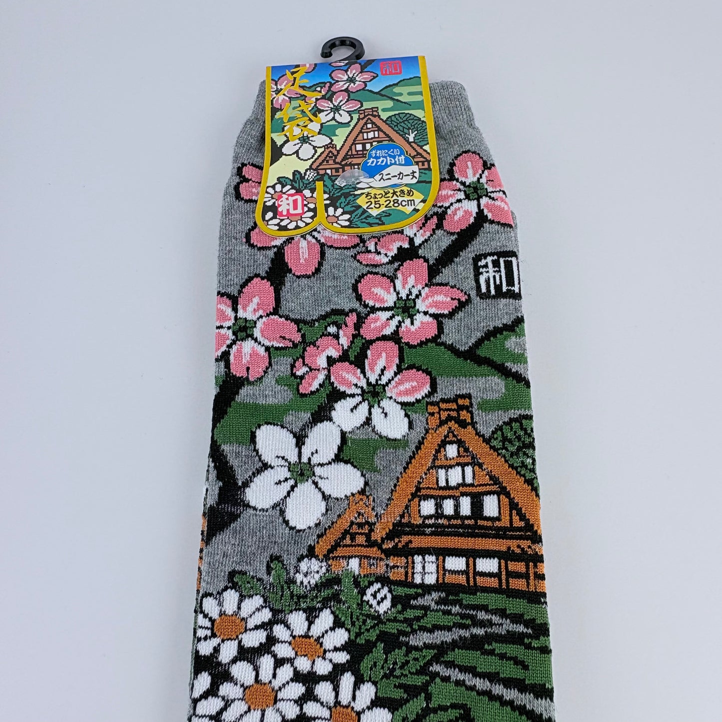 Tabi ponožky – Shirakawa-go & Sakura | 5 barev | Japonský design