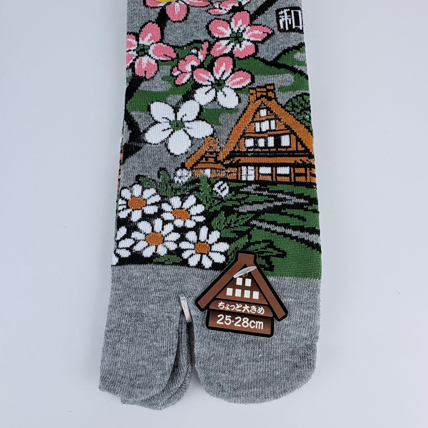 Tabi ponožky – Shirakawa-go & Sakura | 5 barev | Japonský design
