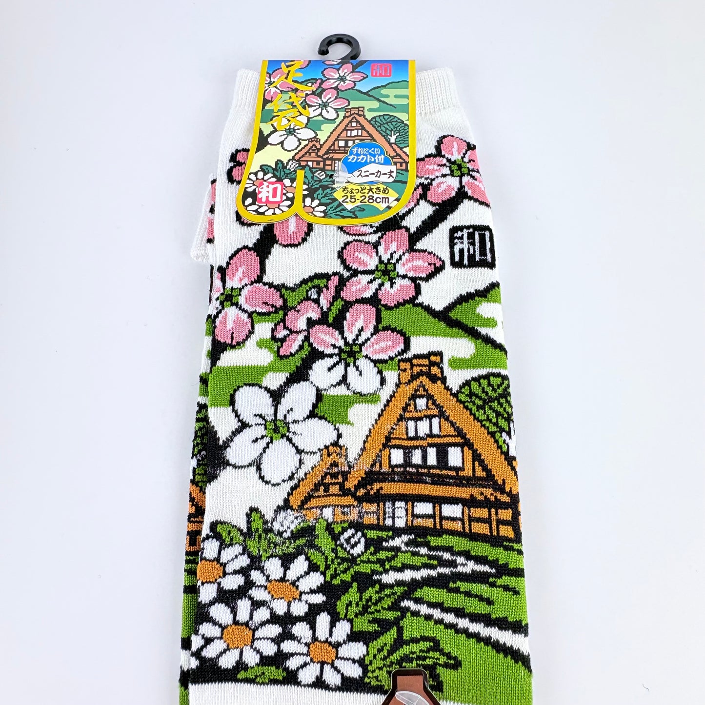 Tabi ponožky – Shirakawa-go & Sakura | 5 barev | Japonský design