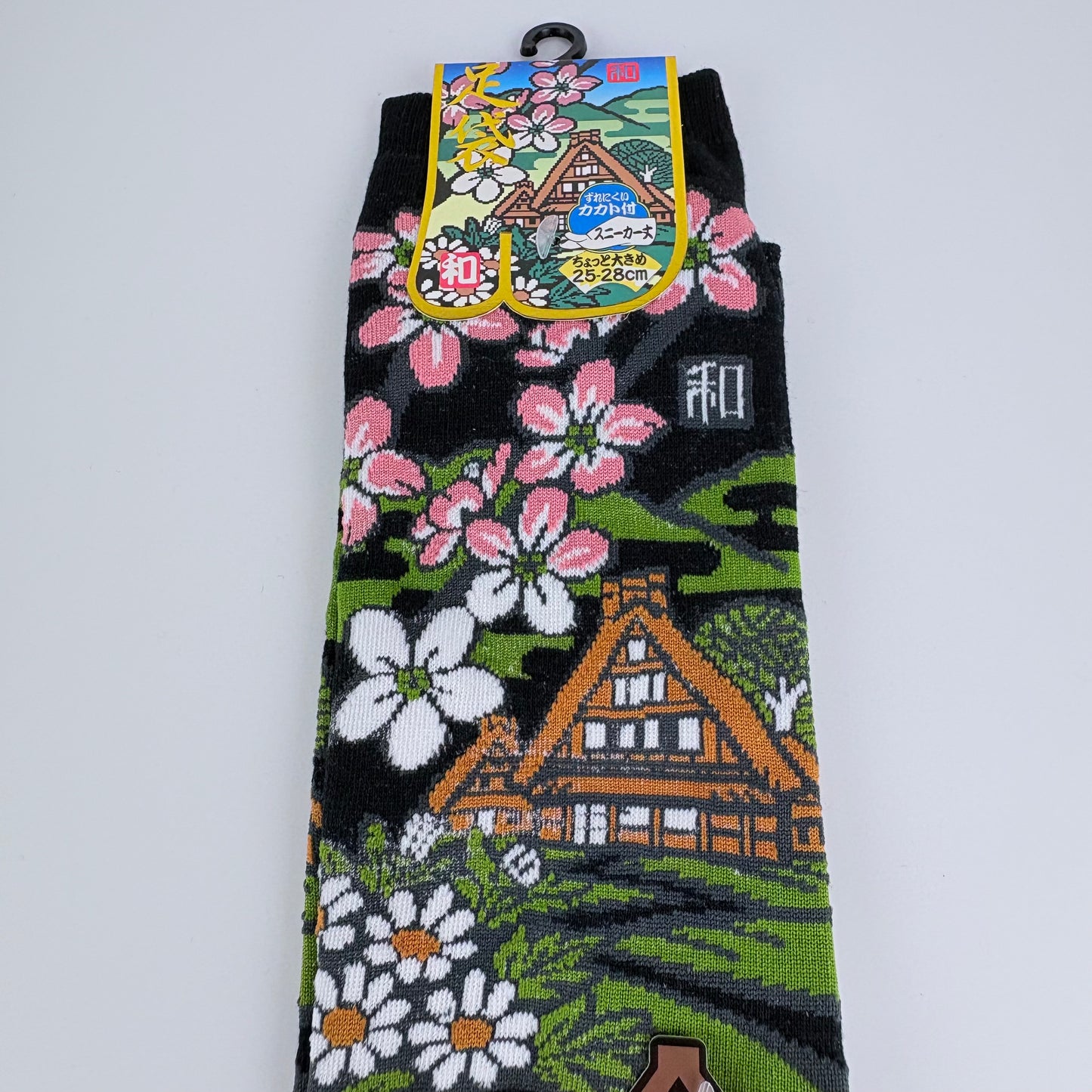 Tabi ponožky – Shirakawa-go & Sakura | 5 barev | Japonský design