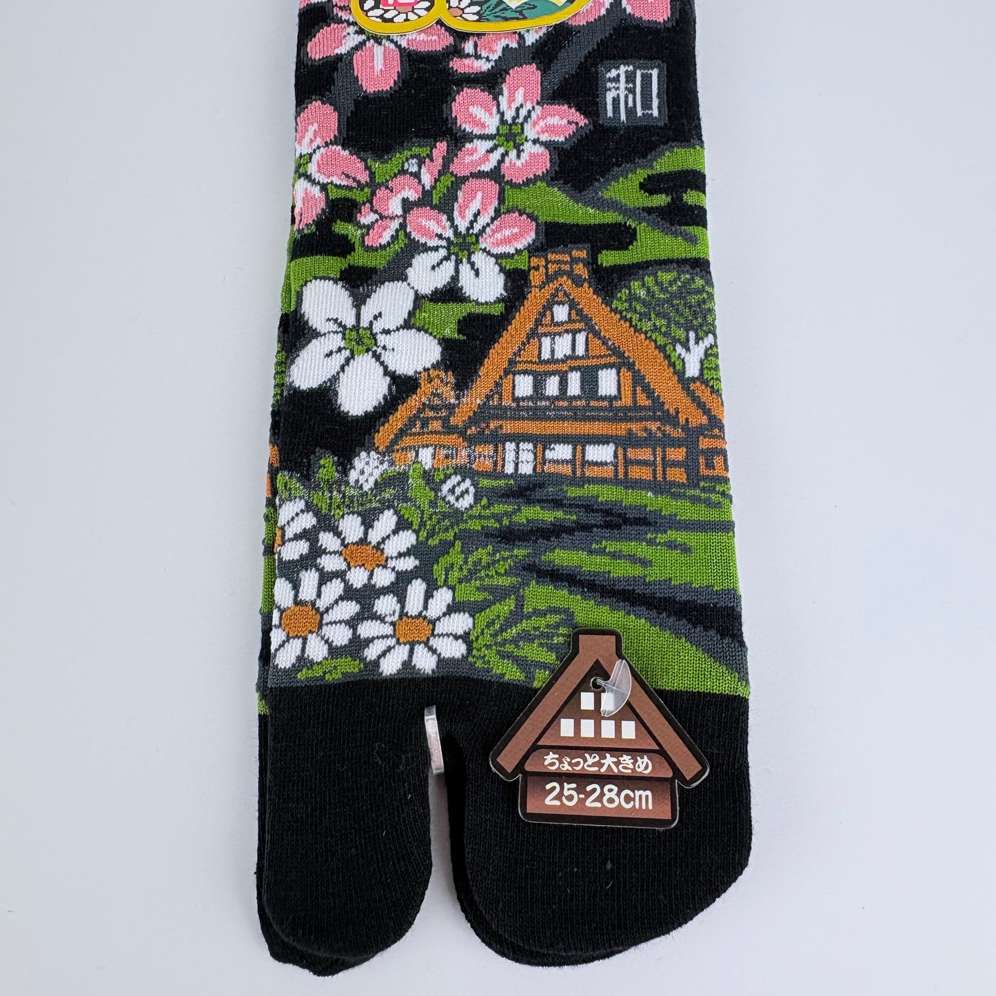 Tabi ponožky – Shirakawa-go & Sakura | 5 barev | Japonský design