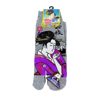 Tabi ponožky – Geisha & Mount Fuji | 4 barvy | Japonský design