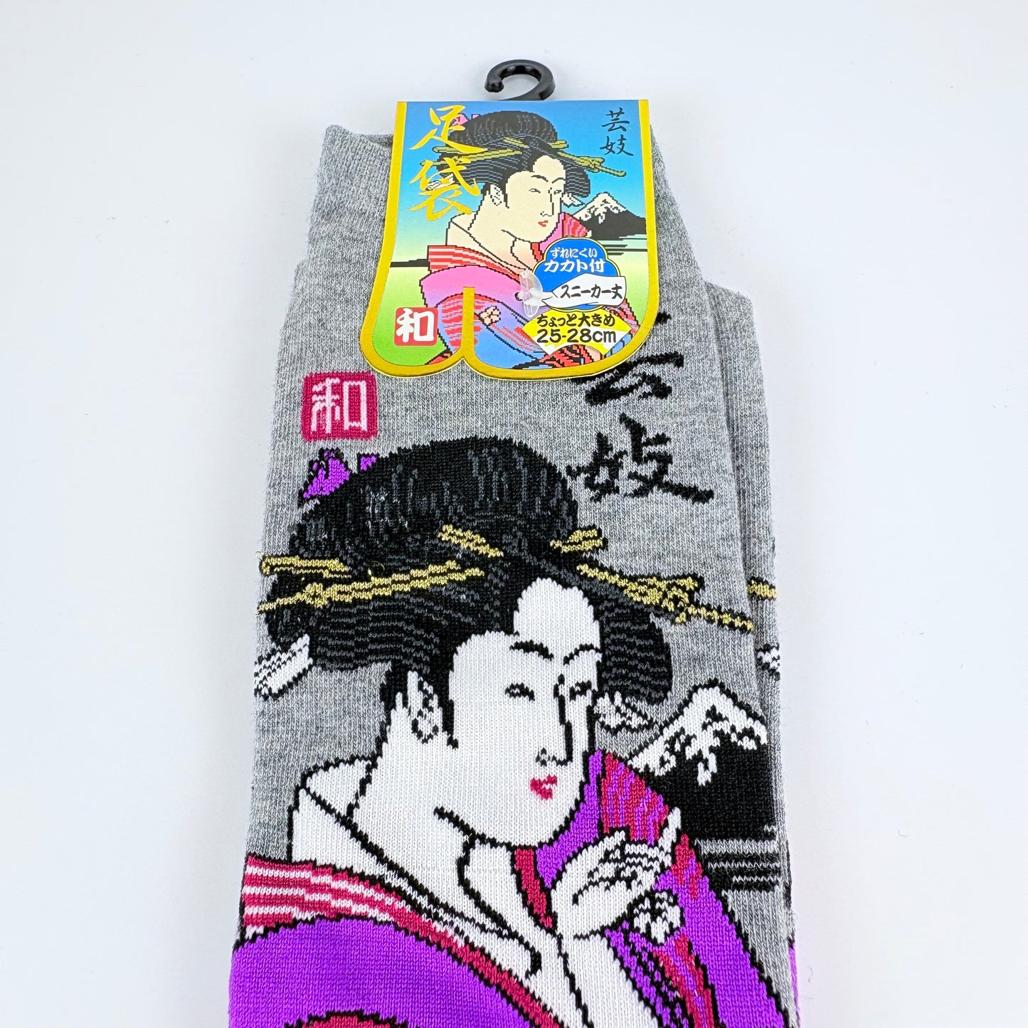 Tabi ponožky – Geisha & Mount Fuji | 4 barvy | Japonský design