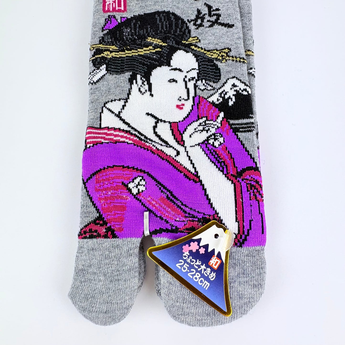 Tabi ponožky – Geisha & Mount Fuji | 4 barvy | Japonský design