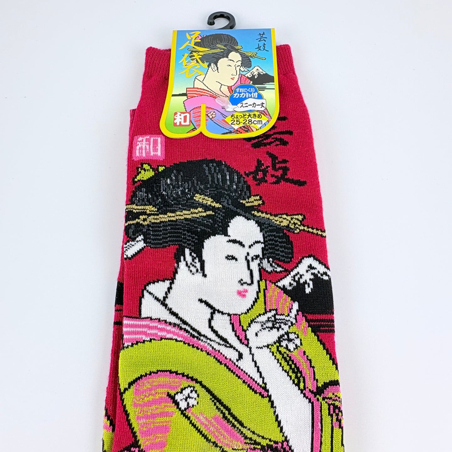 Tabi ponožky – Geisha & Mount Fuji | 4 barvy | Japonský design