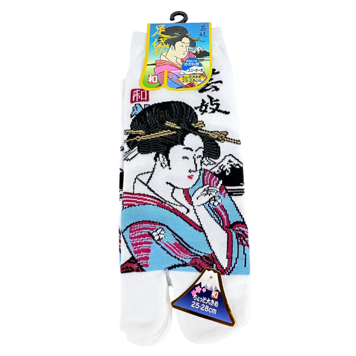 Tabi ponožky – Geisha & Mount Fuji | 4 barvy | Japonský design