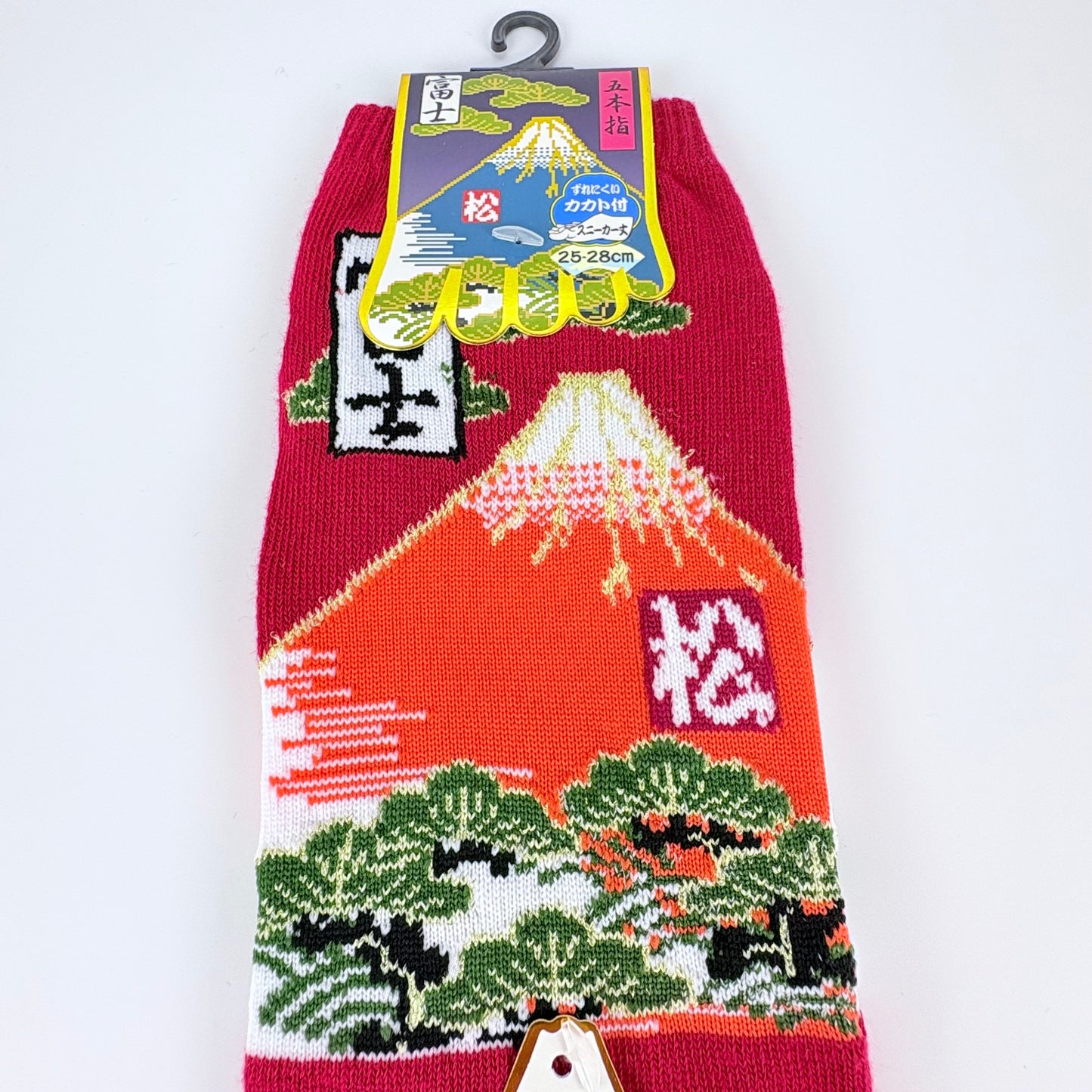 Pětiprsté ponožky – Mount Fuji & krajina | 4 barvy | Japonský design