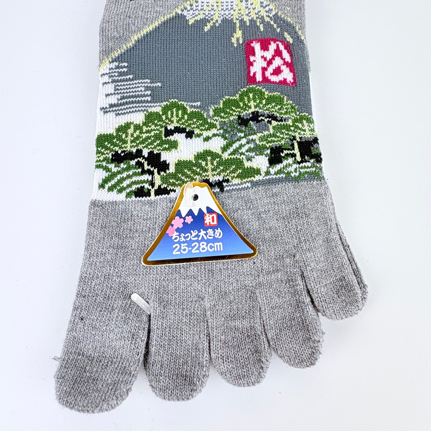 Pětiprsté ponožky – Mount Fuji & krajina | 4 barvy | Japonský design