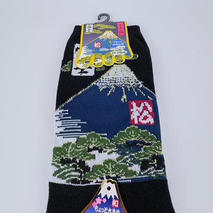 Pětiprsté ponožky – Mount Fuji & krajina | 4 barvy | Japonský design