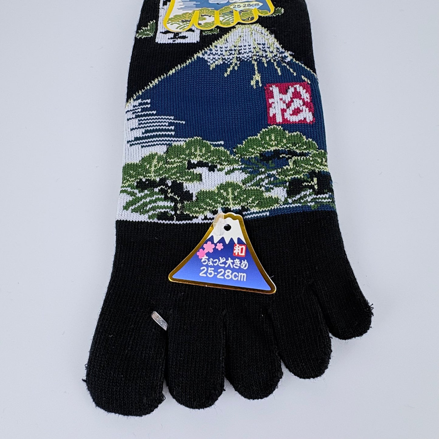 Pětiprsté ponožky – Mount Fuji & krajina | 4 barvy | Japonský design