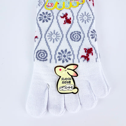 Pětiprsté ponožky – Kingyo (zlatá rybka) | 5 barev | Japonský design