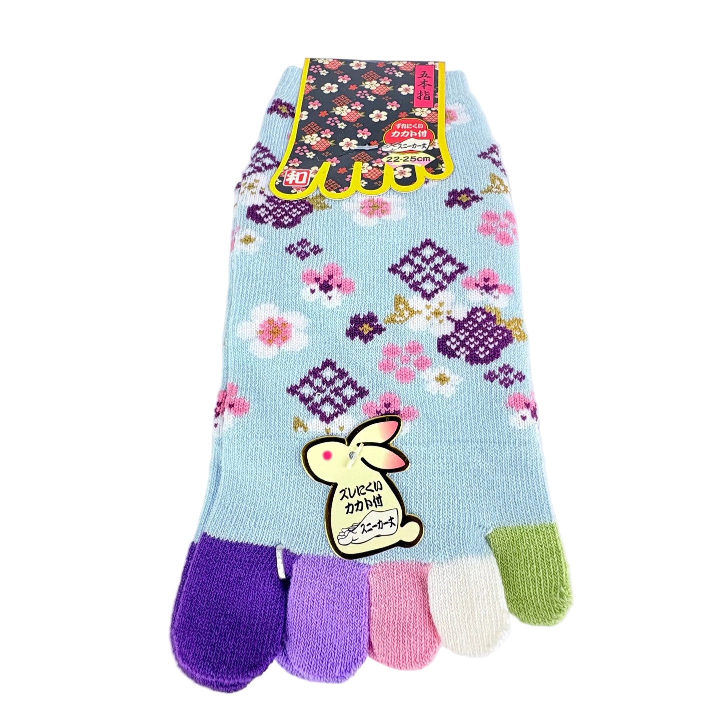 Pětiprsté ponožky – Sakura vzor | 5 barev | Japonský design
