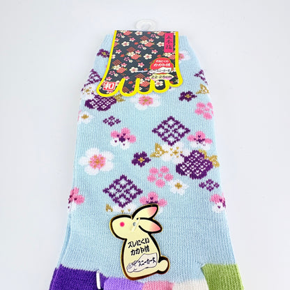 Pětiprsté ponožky – Sakura vzor | 5 barev | Japonský design
